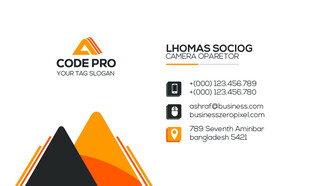 现代简约名片设计模板