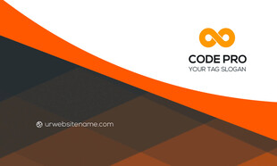 简约几何风格企业名片