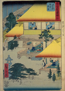 日式古建筑风景绘卷