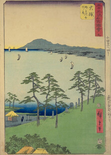 日式风景绘画中的宁静景致