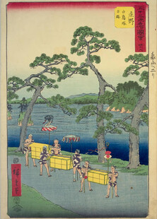 日式传统风景绘画