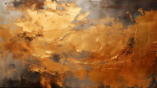 抽象金色油画纹理背景