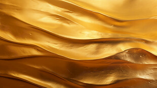 金色波浪纹理背景图案