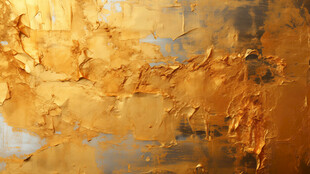 金色抽象纹理艺术画面