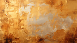 抽象金色纹理艺术画作