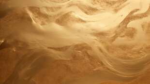 金色流动纹理艺术图案