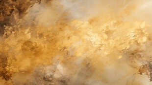 金色烟雾弥漫画面