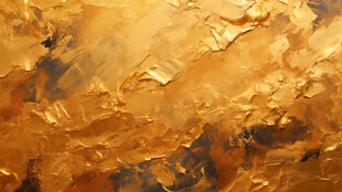 金色抽象纹理油画背景