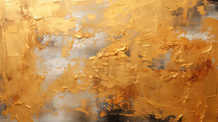 金色抽象艺术纹理画面