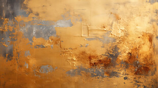 抽象斑驳色彩艺术画作