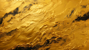 金色抽象纹理艺术画面