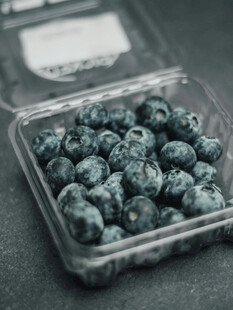 新鲜盒装蓝莓