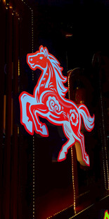 霓虹骏马造型灯