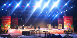 绚丽舞台灯光秀场景