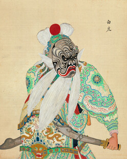 京剧武将扮相人物形象