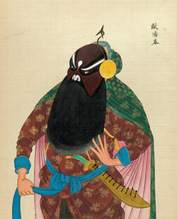 京剧扮相武将图