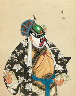 京剧花脸扮相人物形象