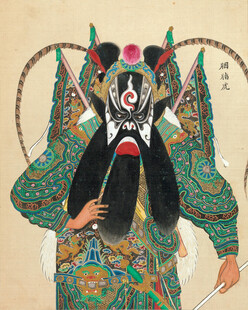 京剧武将扮相人物画像