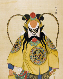 京剧武将扮相人物画像