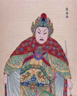 古代华丽服饰戏曲人物像