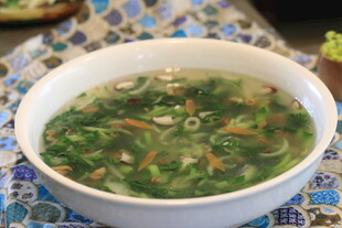 青菜蘑菇营养汤