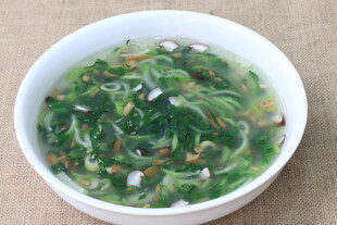 一碗美味的海菜汤