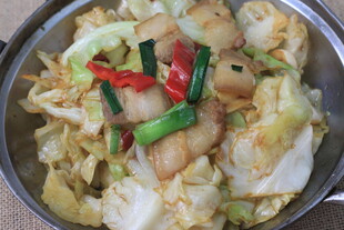 美味干锅白菜