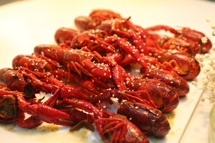 美味诱人的麻辣小龙虾