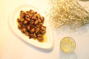 美味果仁摆盘 清新搭配