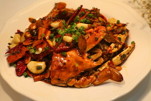 美味香辣炒鸡杂