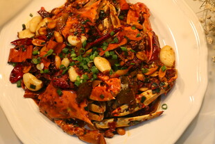 美味香辣炒菜拼盘