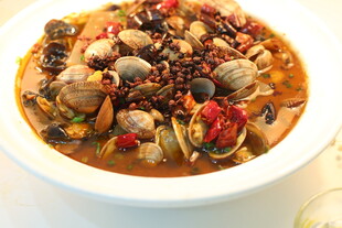 香辣美味的爆炒花蛤