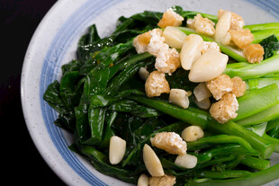 虾仁炒青菜