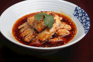 红油凉拌鸡肉美食