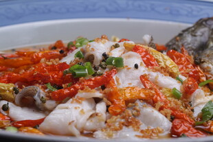 香辣鱿鱼海鲜美味佳肴