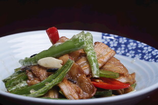 青椒炒肉片