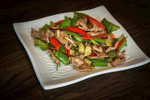 青椒肉丝美味菜肴