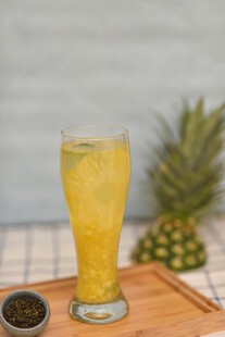菠萝饮品 清新一夏