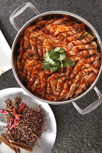 香辣诱人的美味小龙虾