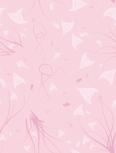 墙布花型粉色梦幻花卉纹理背景图