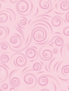 墙布花型 粉色旋涡花纹背景图案