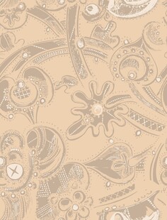 墙布花型 复古花卉纹样装饰图案