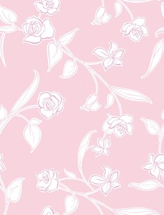 墙布花型 粉色花卉纹理背景图