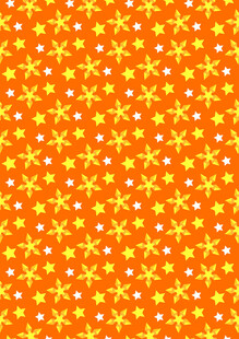 橙色星星图案背景纹理