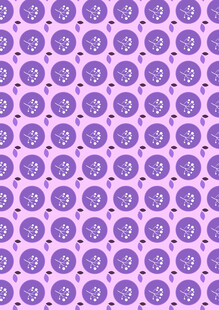 紫色圆形图案无缝背景
