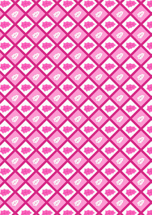 粉色几何菱形纹理图案