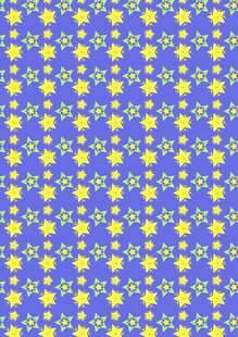 蓝黄相间星星图案背景