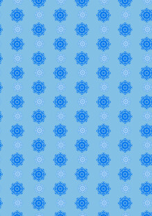 蓝色花朵图案背景