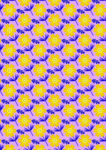 黄紫相间几何图案纹理