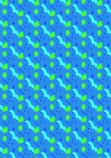 蓝绿渐变几何图案纹理